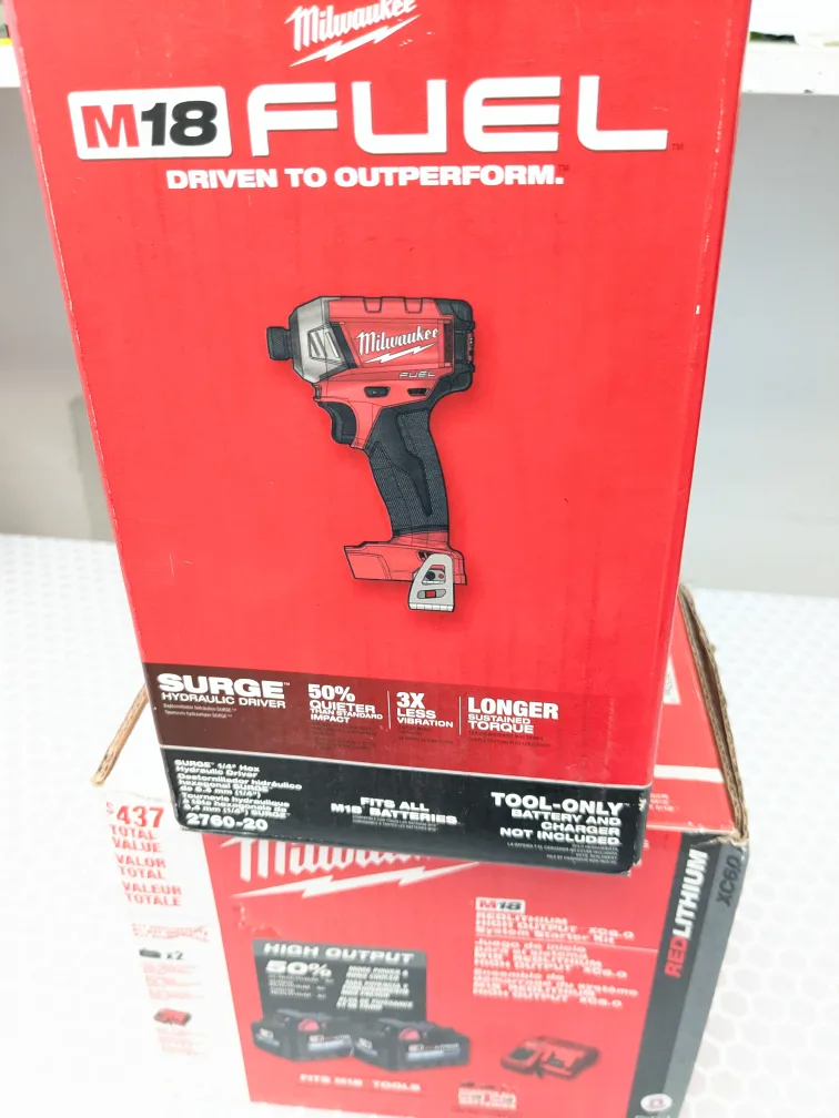 M18 Milwaukee FUEL -SURGE Impact Drill SUPER Combo Kit image indicator(5)