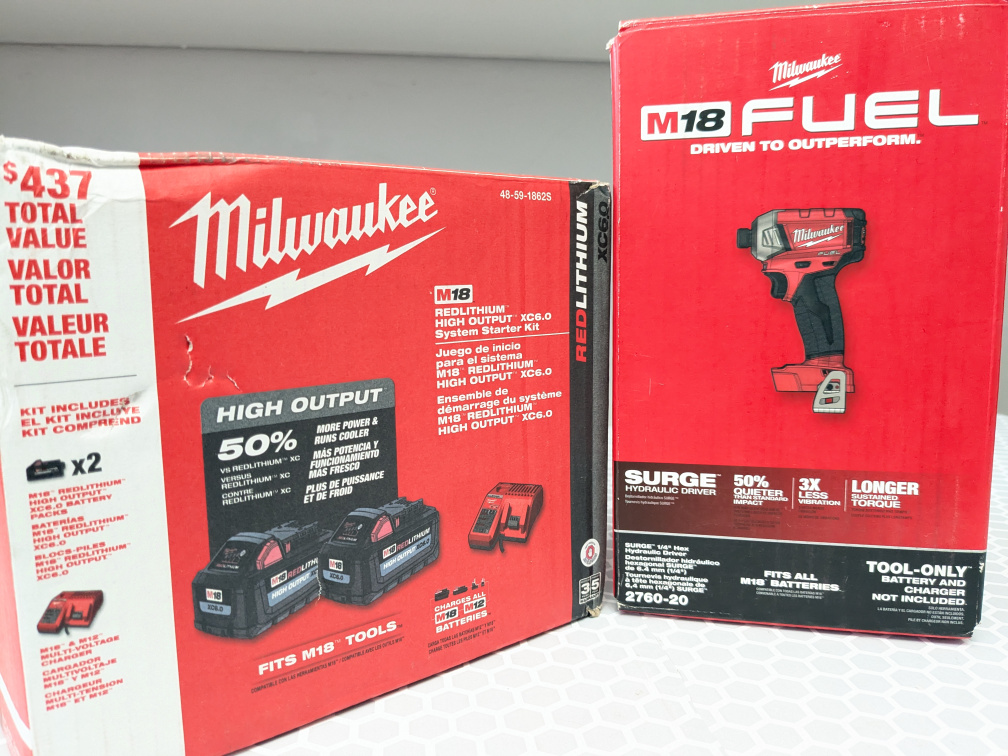 M18 Milwaukee FUEL -SURGE Impact Drill SUPER Combo Kit