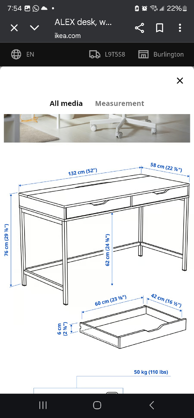 ikea alex desk - photo 4