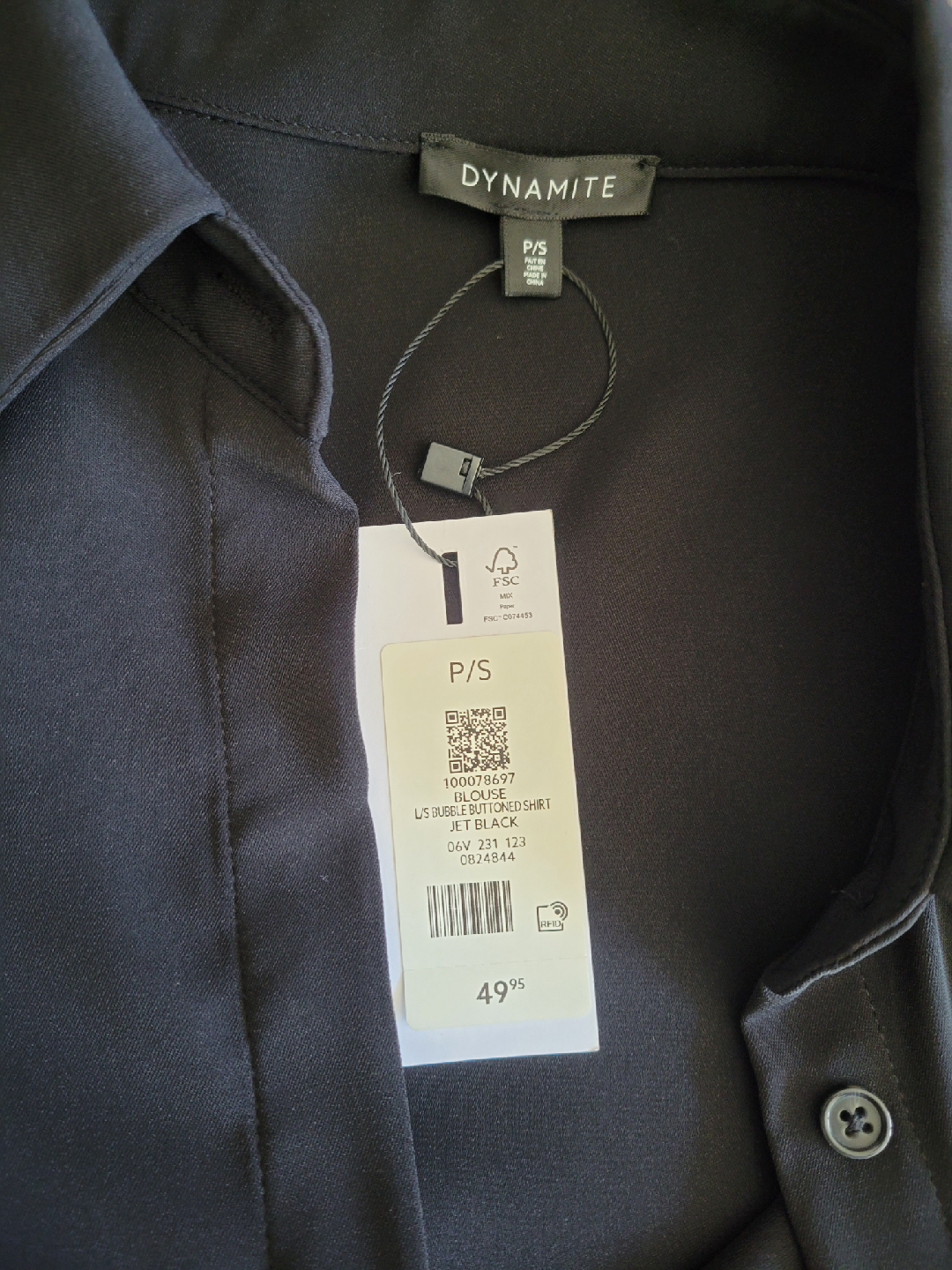 Cropped blouse tag on - Size S - photo 3