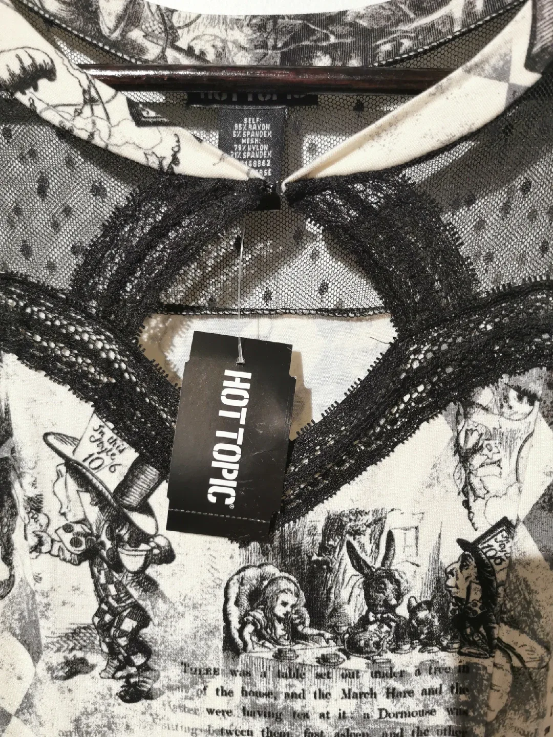 NWT medium Hot Topic Alice In Wonderland Storybook Dress image indicator(4)