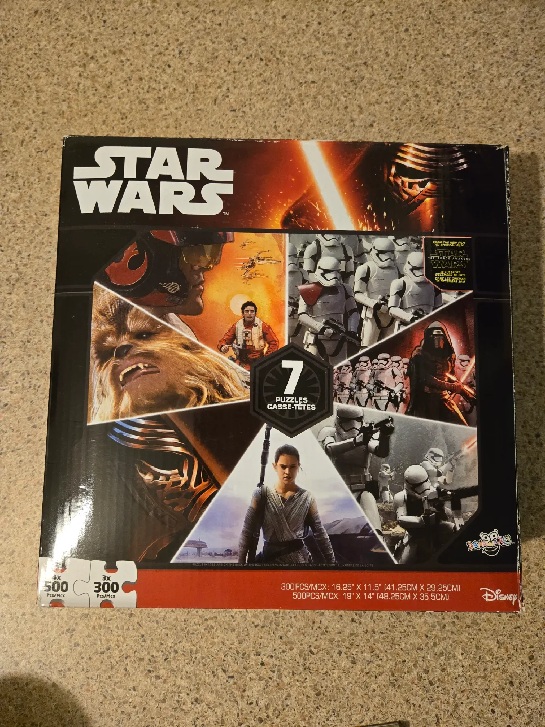 Star Wars 7 Puzzles 3x300 & 4x500 Piece thumbnail