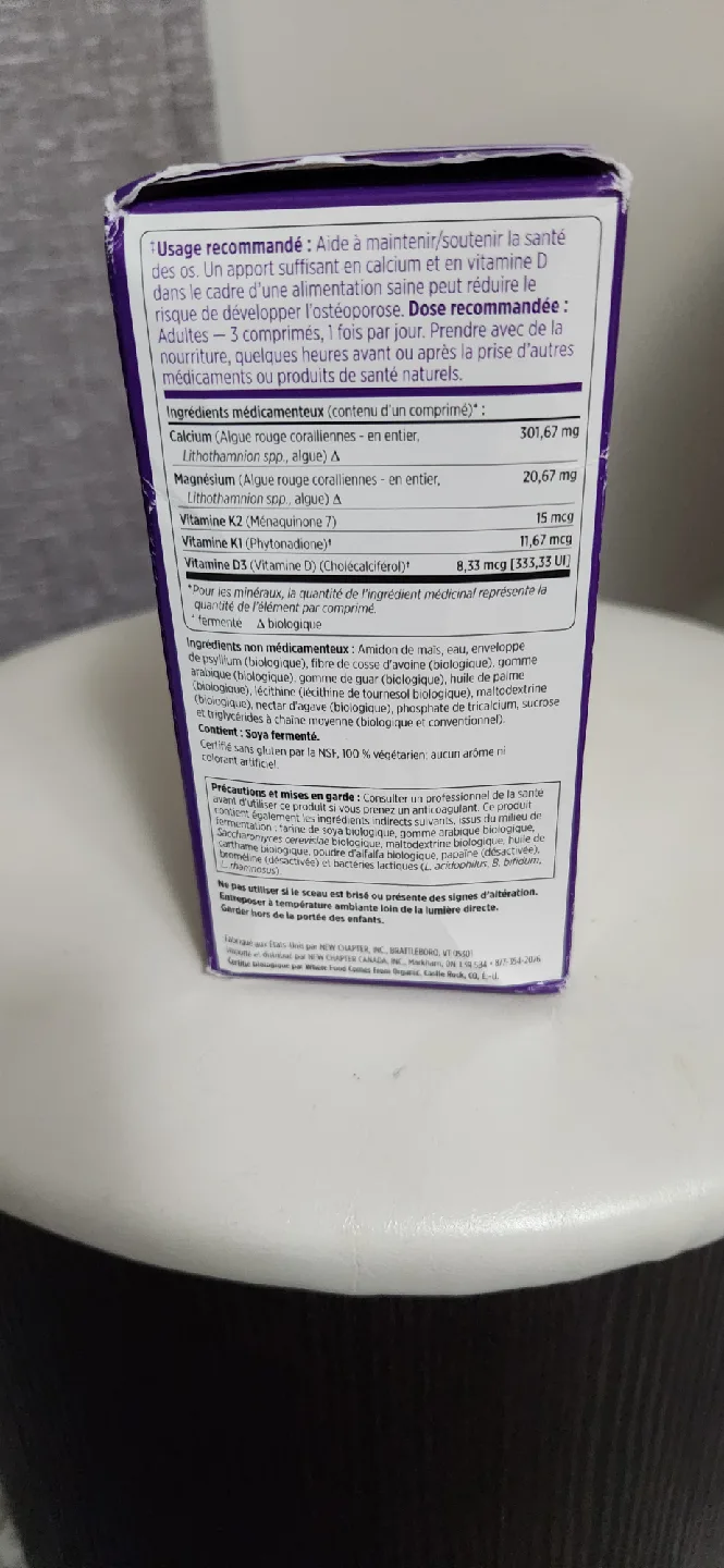 New Chapter Plant Calcium Bone Strength Tablets image indicator(2)