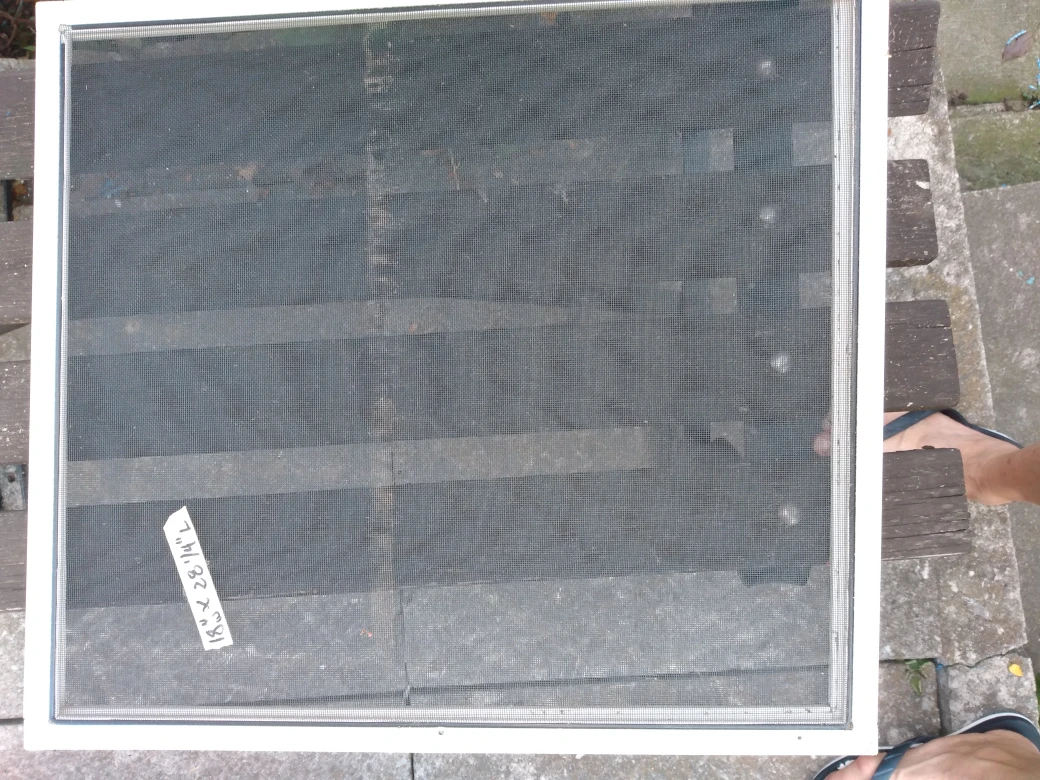window mesh aluminum screen 18x24 inches