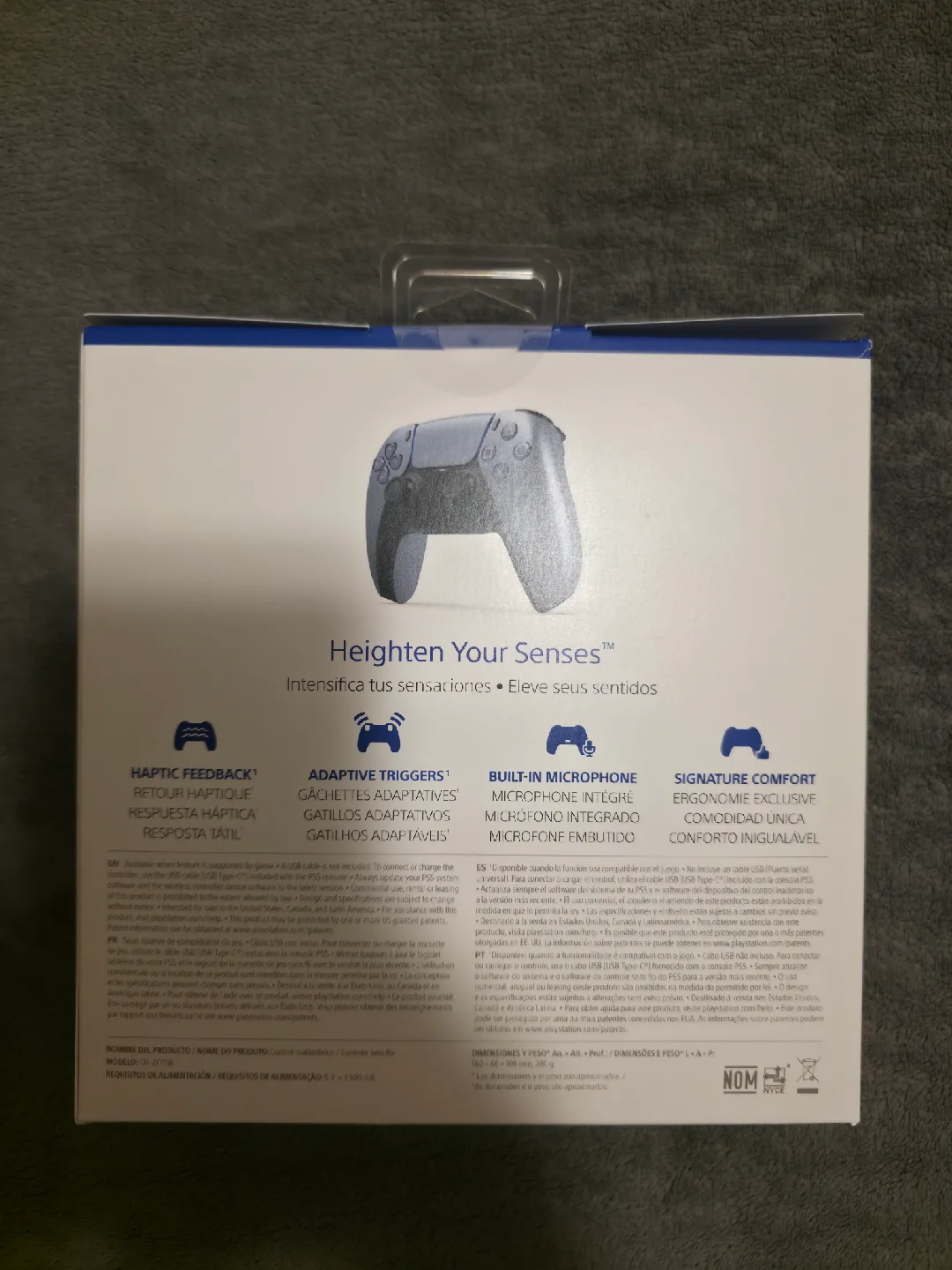 PlayStation 5 Controller (Sterling Silver) image indicator(4)