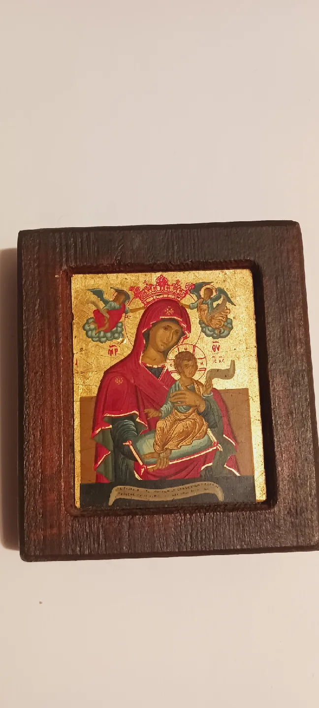 Beautiful Miniature Byzantine Icon thumbnail