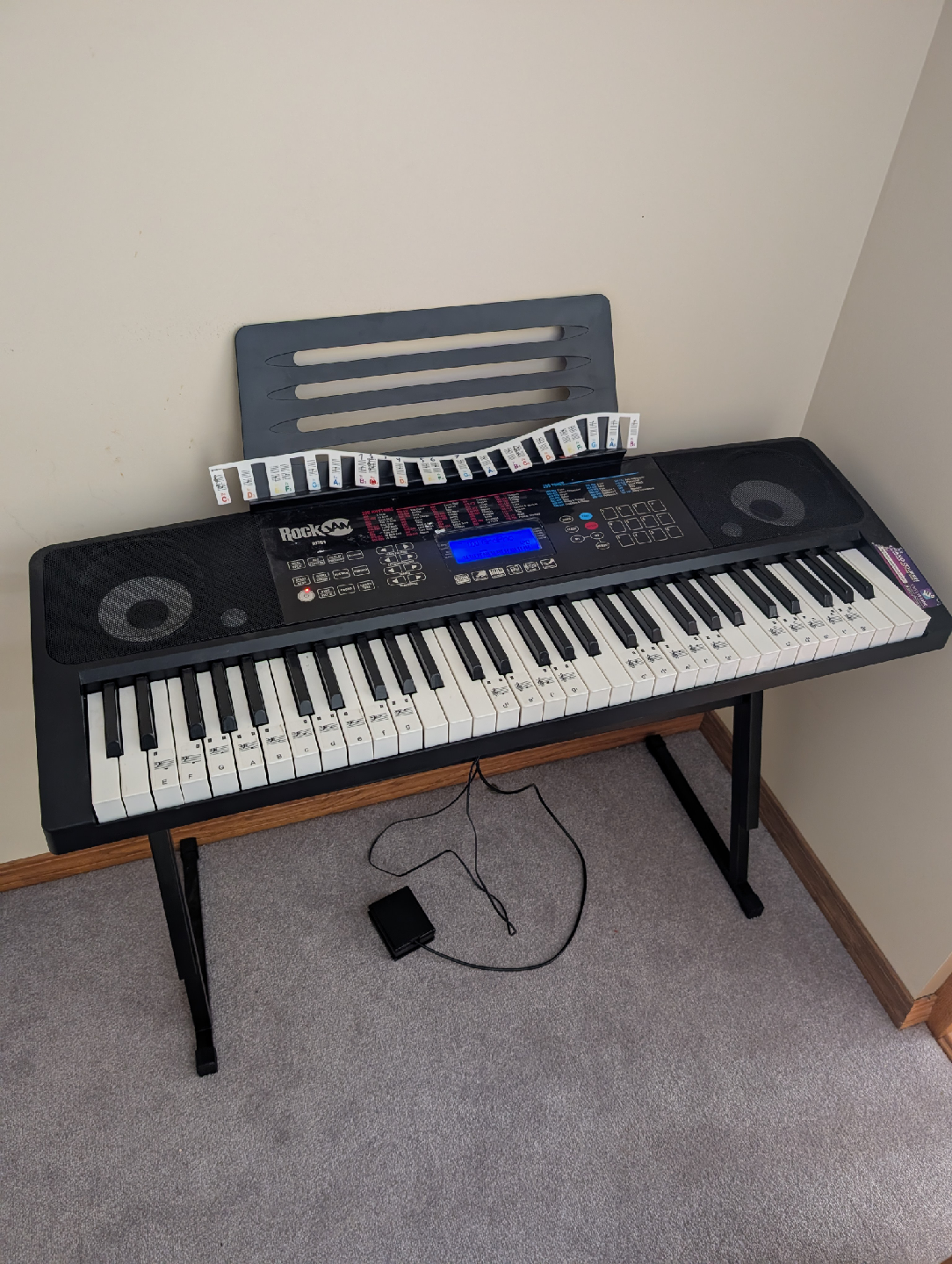 RockJam Keyboard with Stand