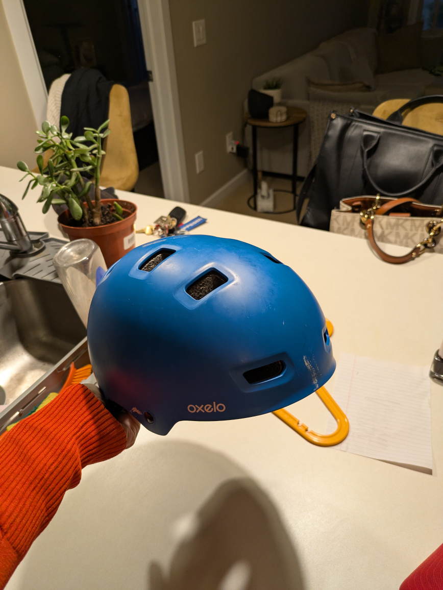 Oxelo MF500 Blue Helmet, Size S (52-55 cm) - photo 2