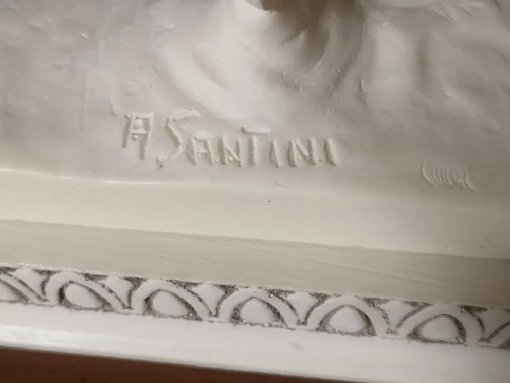 Beautiful Epic Roman Empire War Chariot Sculpture ~by A. Santini image indicator(9)