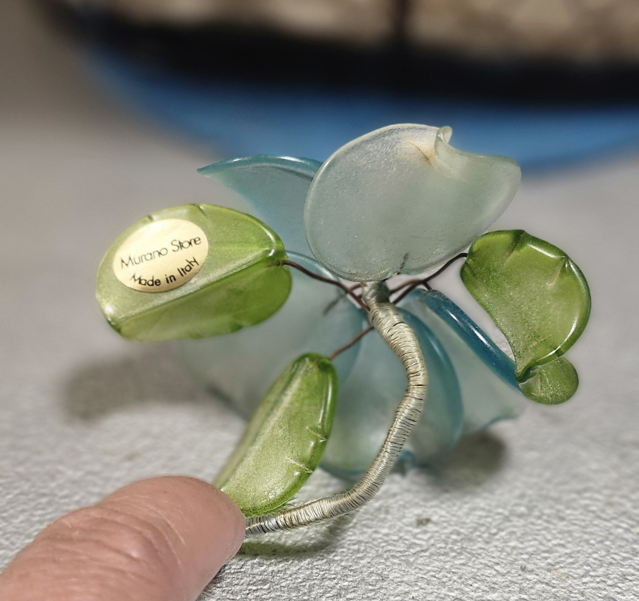 Murano Store Glass Flower Decor - Made in Italy - photo 3