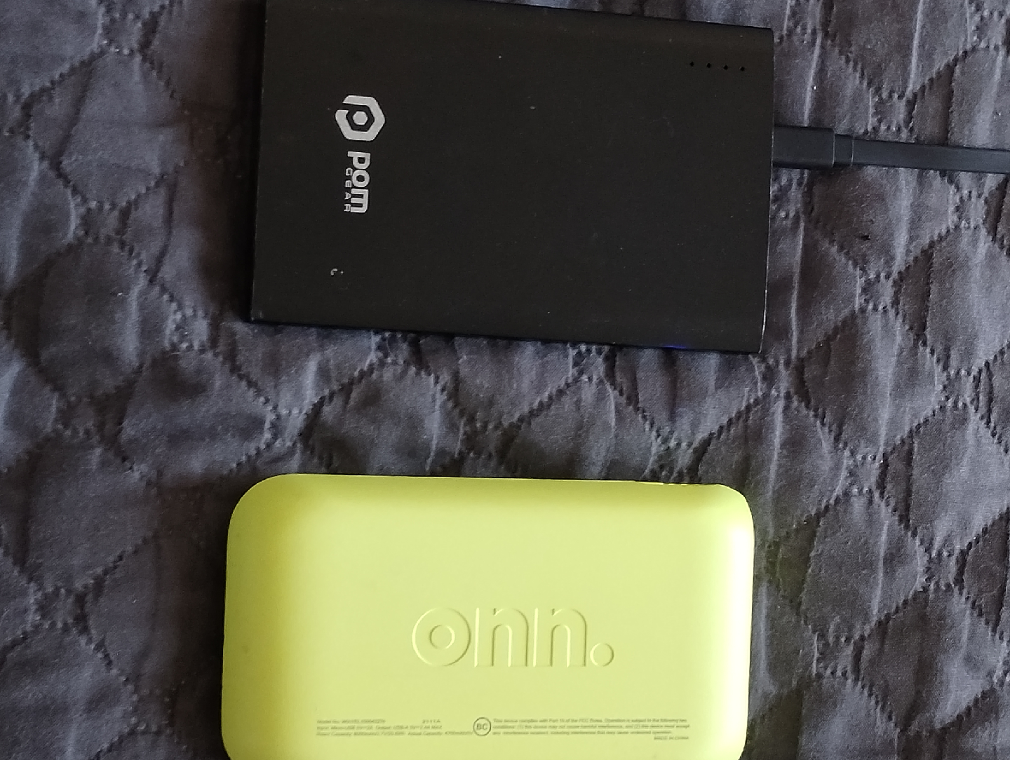 Onn. Portable Charger - Yellow - photo 4