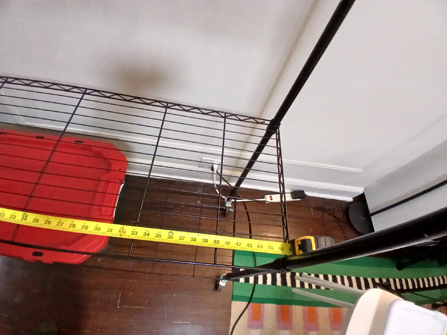 Black Wire Shelving Unit - 4 Shelves image indicator(4)