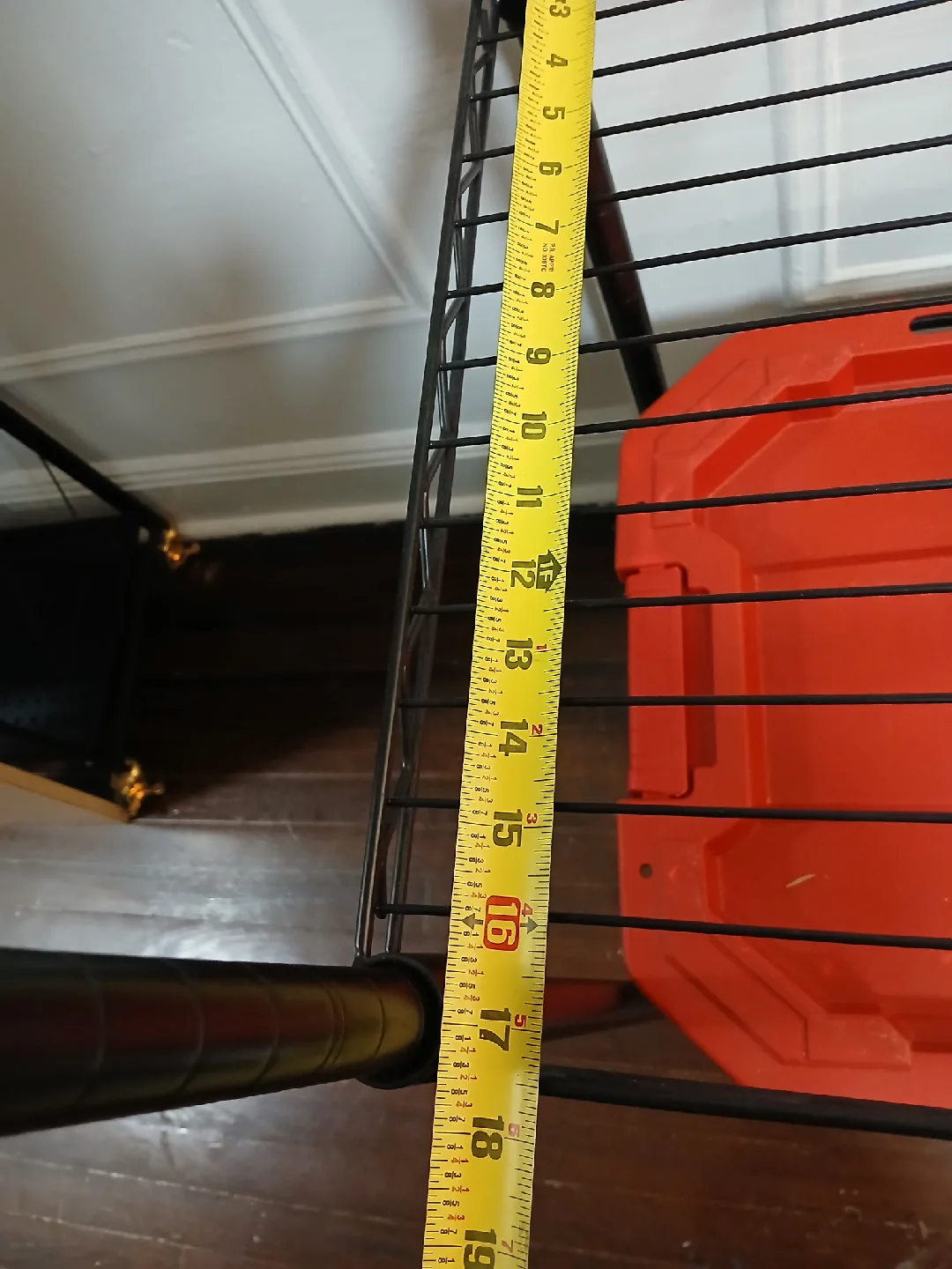 Black Wire Shelving Unit - 4 Shelves image indicator(5)