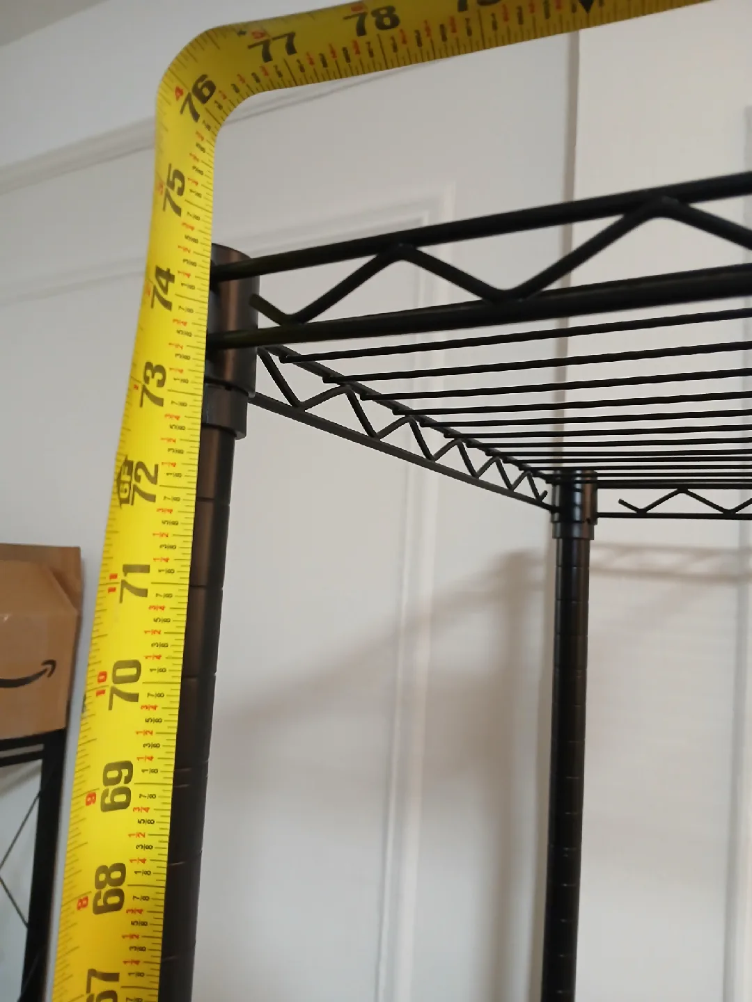 Black Wire Shelving Unit - 4 Shelves image indicator(6)