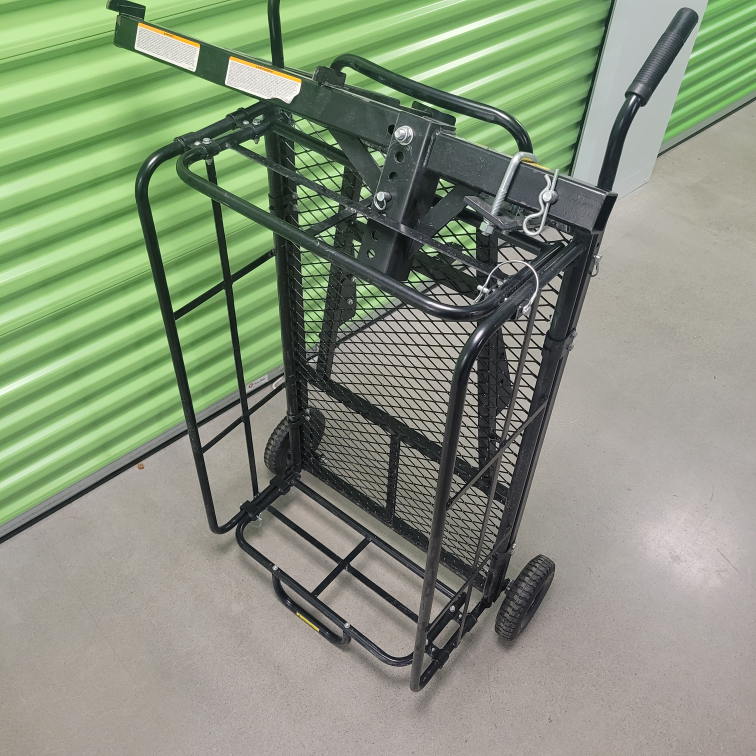 MaxxHaul Foldable Hitch N Roll Cargo Carrier Cart