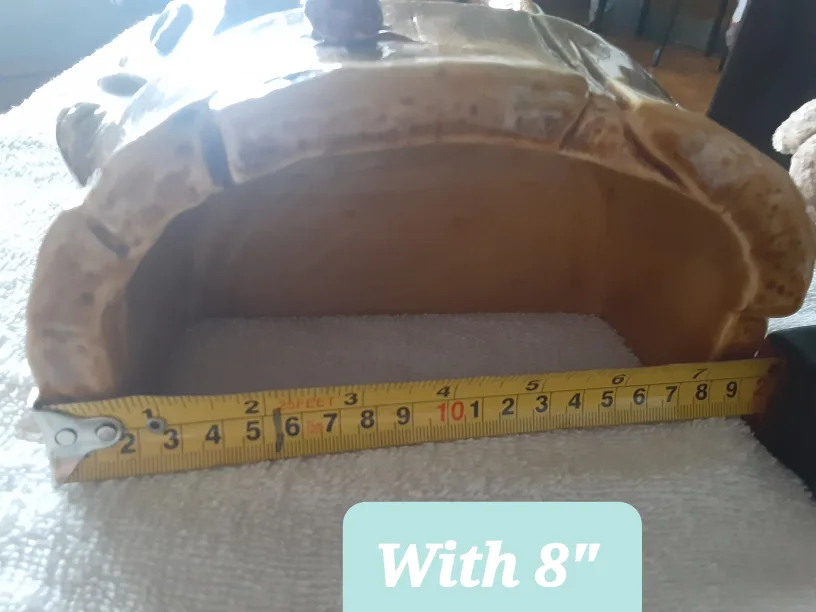 Ceramic Bamboo Log Planter, 15" image indicator(8)