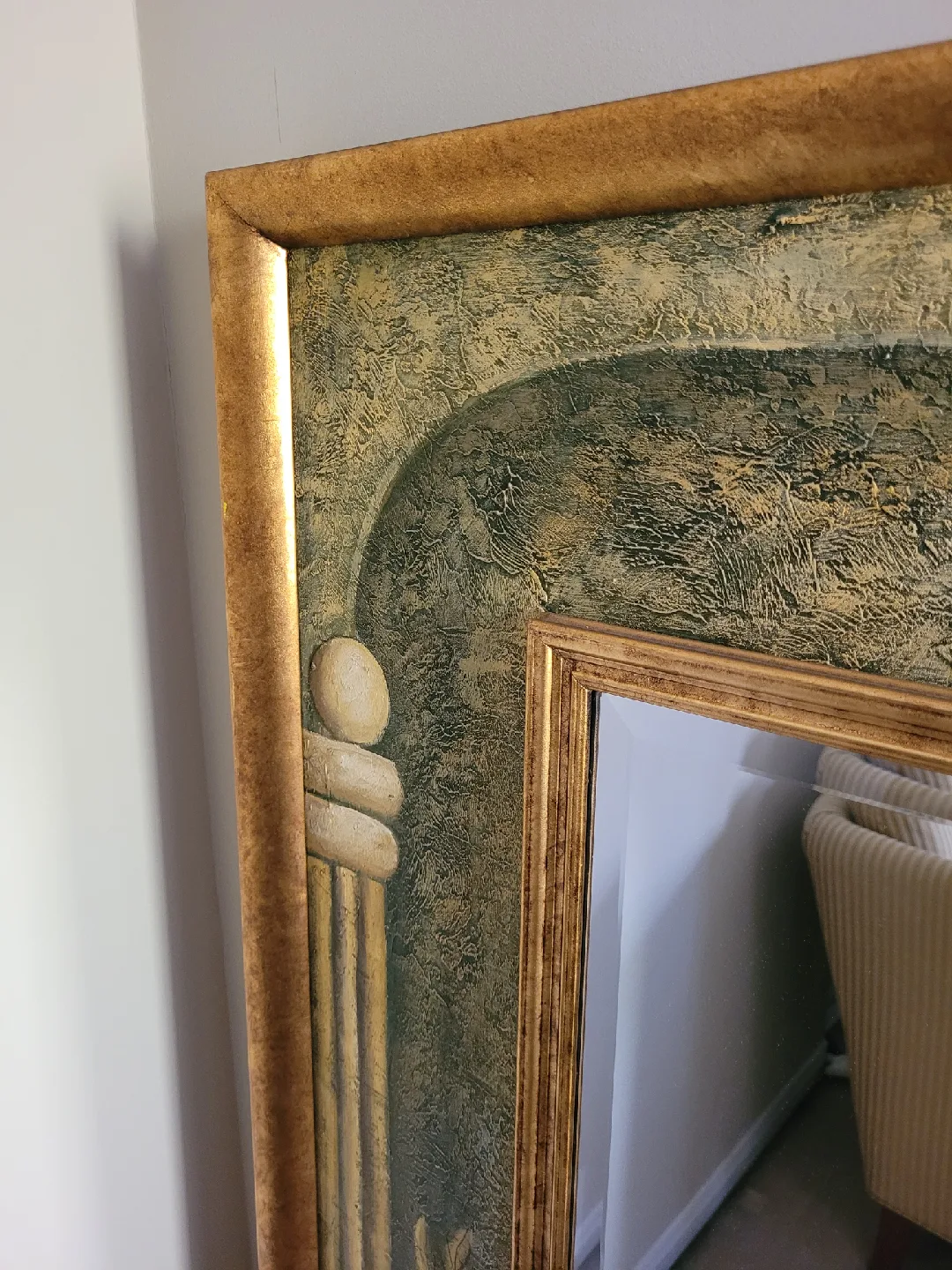 Ornate Gold Framed Mirror image indicator(2)
