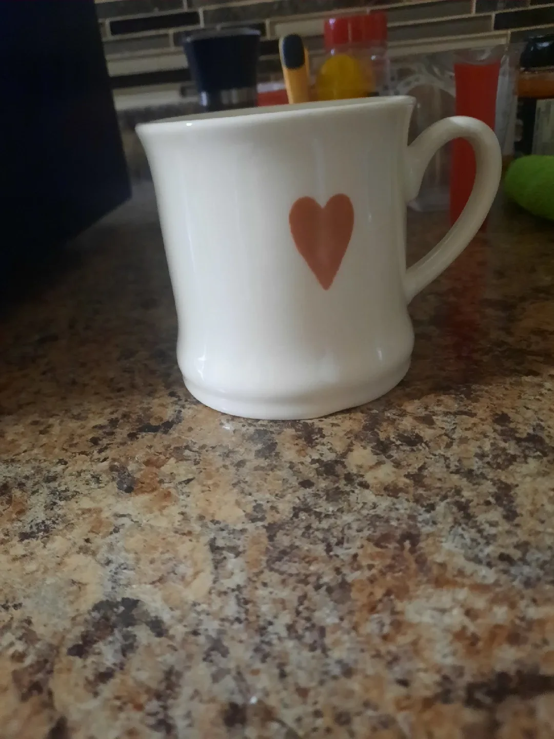 Heart Mug - White pick up only in st.albert