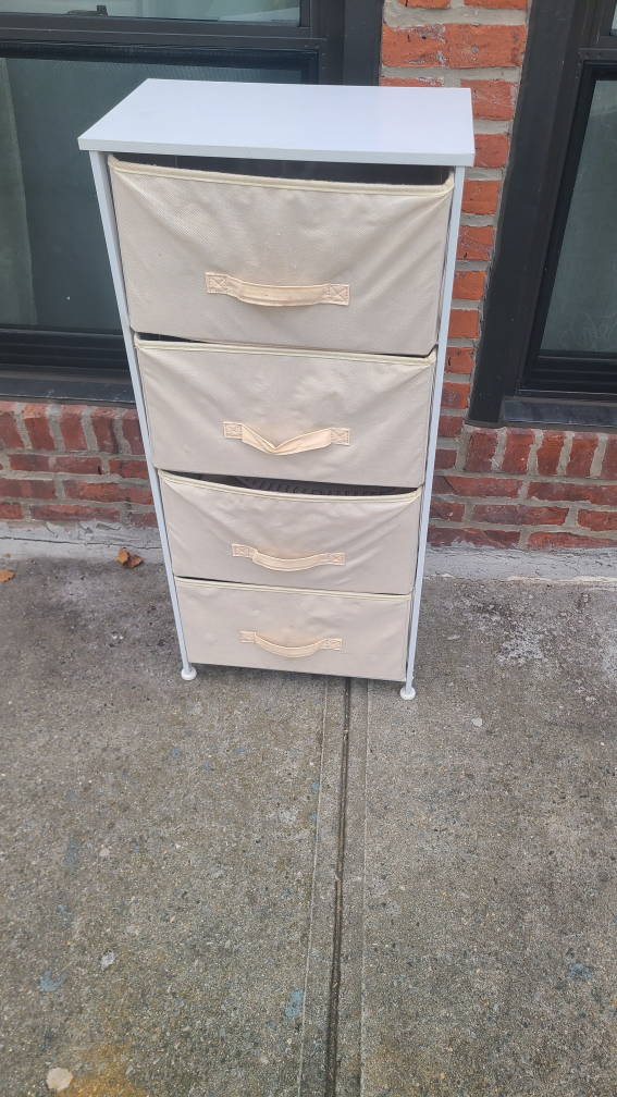 4-Drawer Storage Tower - Beige
