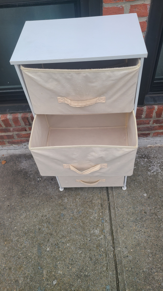 4-Drawer Storage Tower - Beige - photo 3