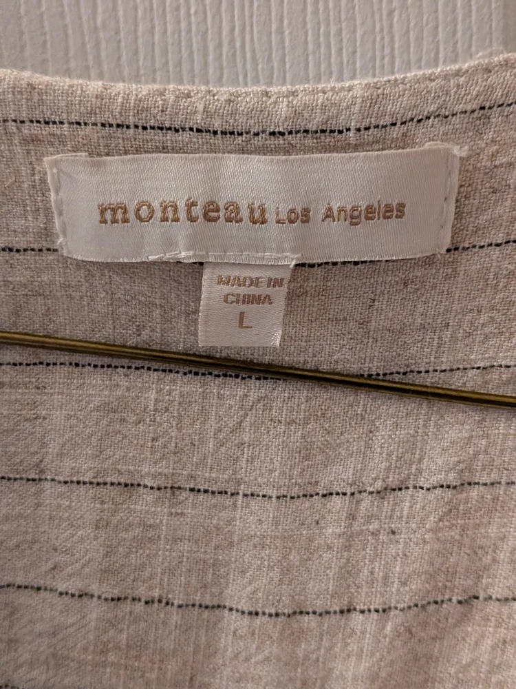 Monteau Los Angeles Striped Dress - Size L image indicator(2)