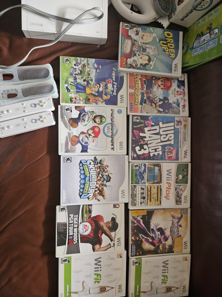 Nintendo wii with games - photo 4