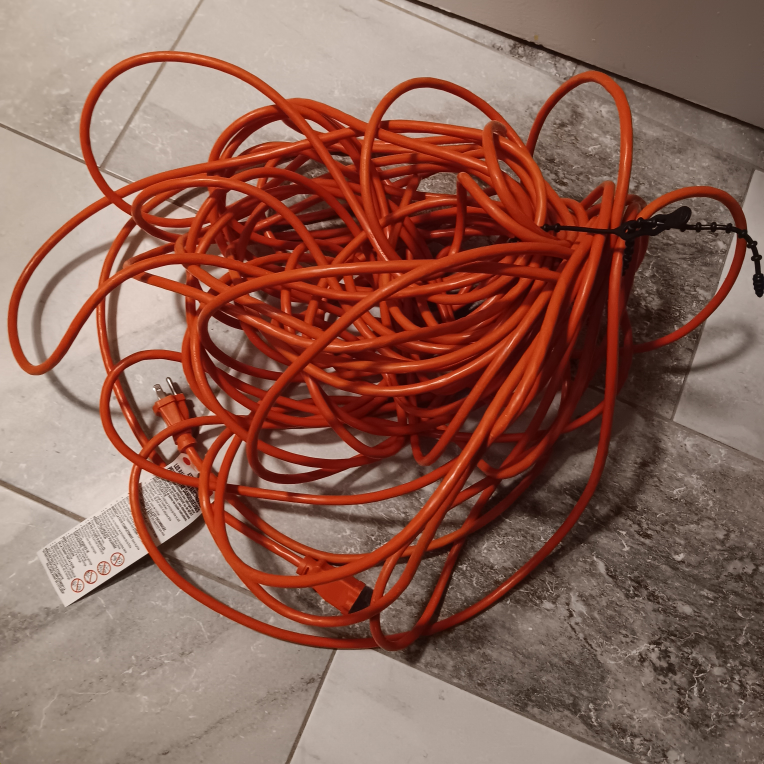 Orange Extension Cord