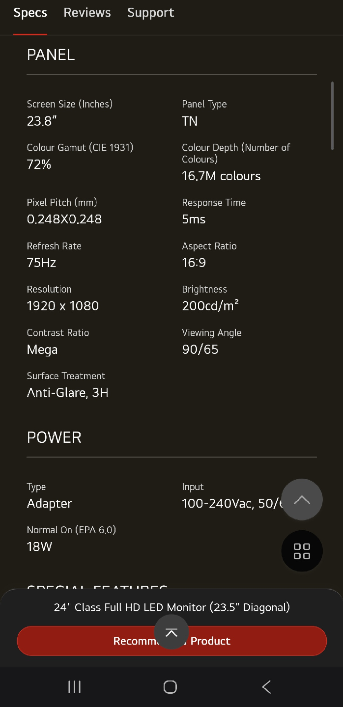 LG 24" Class Full HD LED Monitor - photo 4