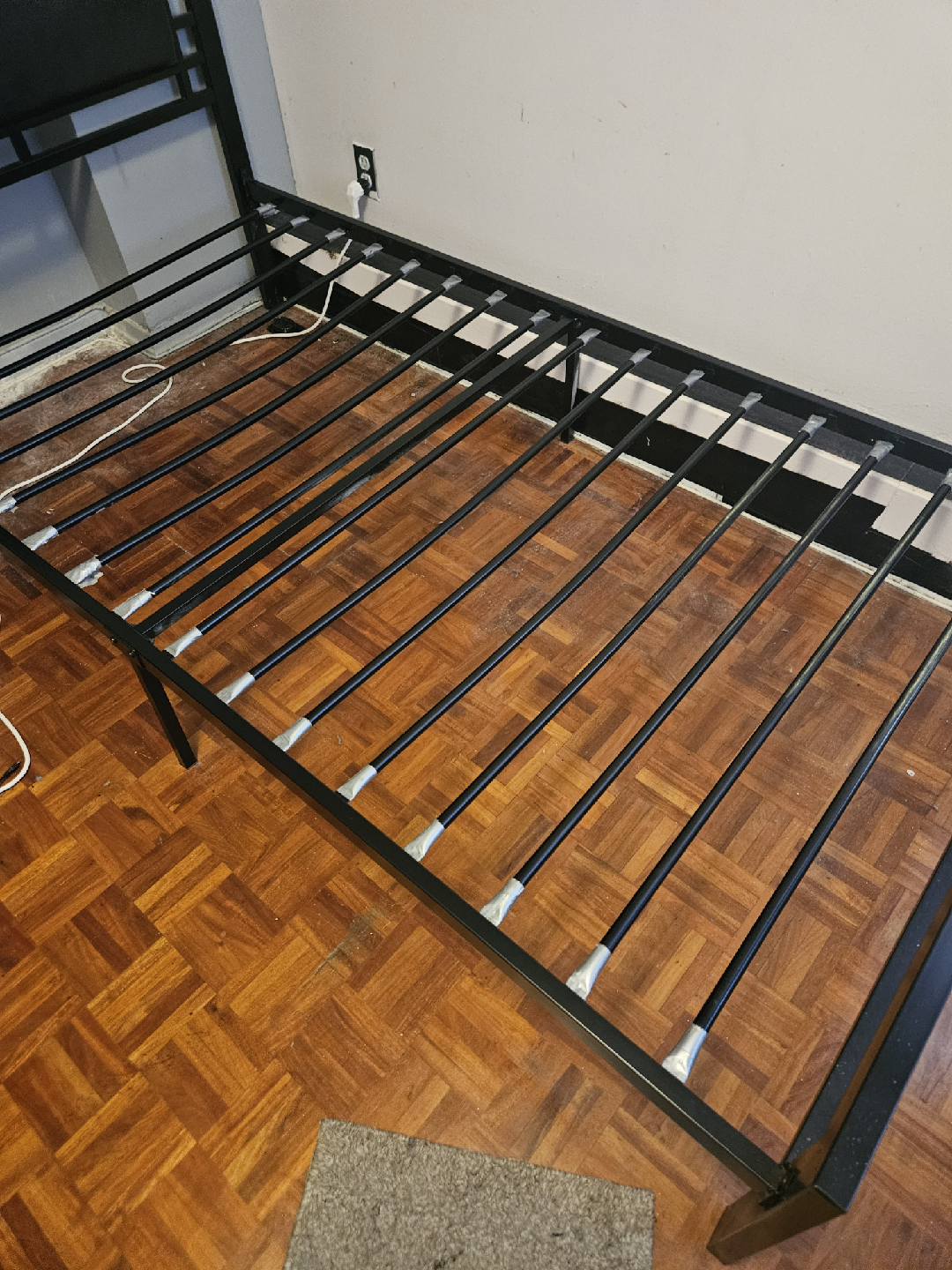 Black Metal Bed Frame - Twin Size