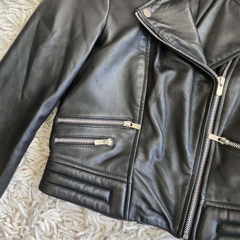 Mango Genuine Leather Jacket - photo 4