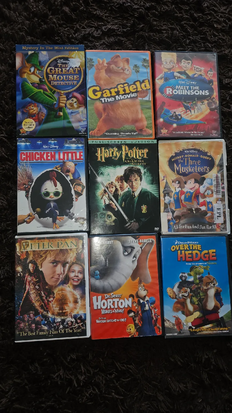 Kids DVD Movies - Assorted Titles thumbnail