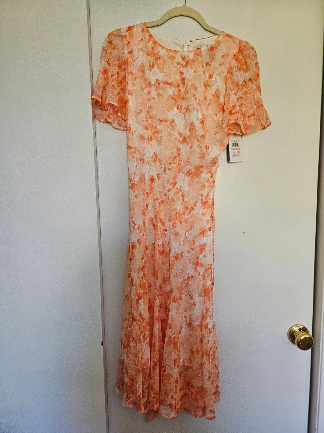 DKNY Floral Print Dress - Size 2 thumbnail