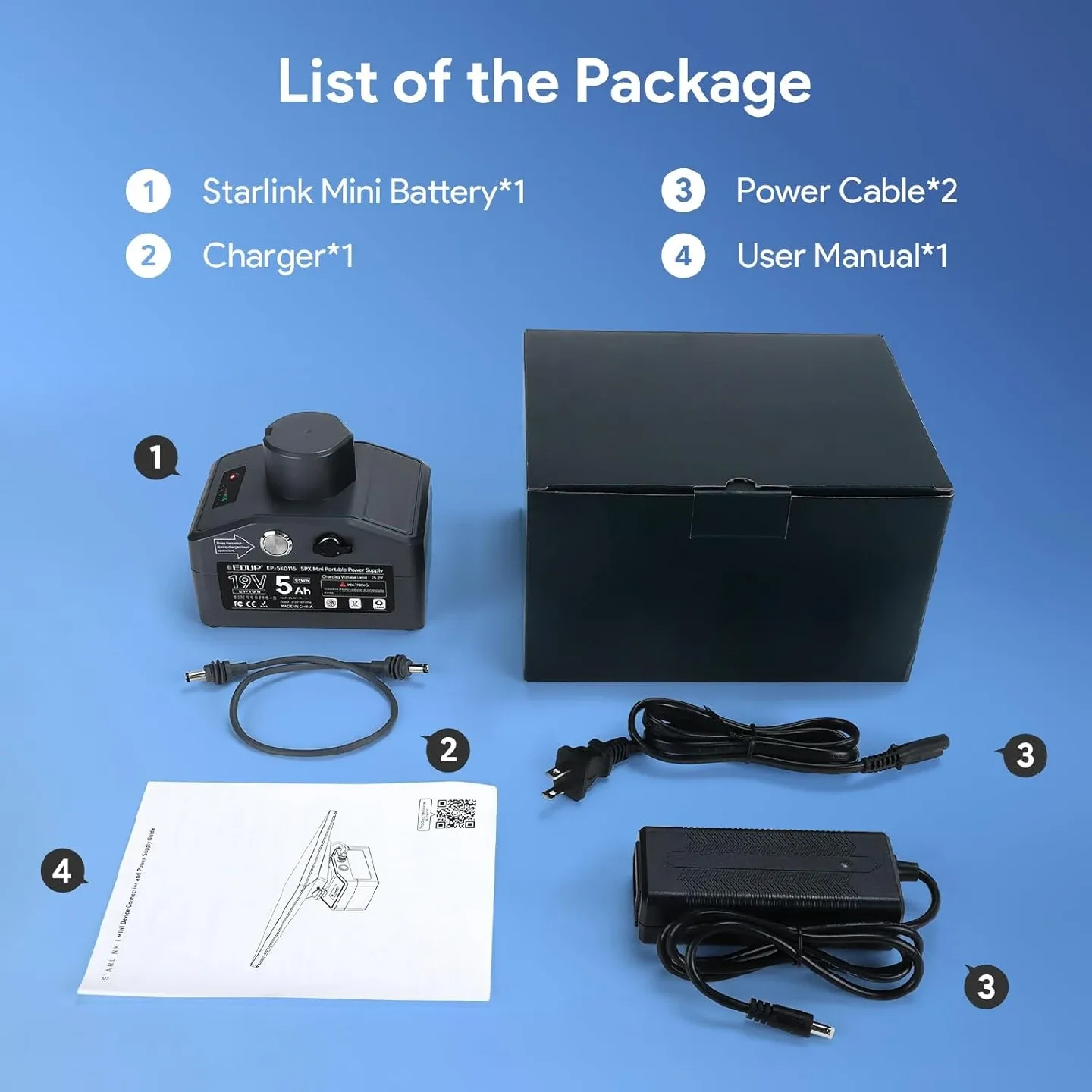 Portable Starlink Mini Battery Pack BNIB image indicator(10)