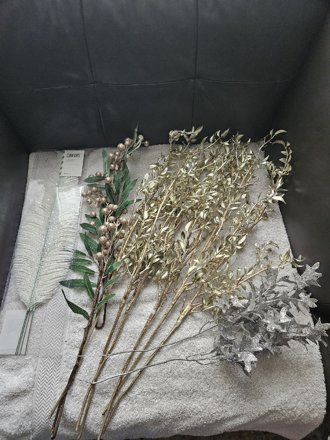 Christmas Stem Decor - Gold and Silver - 14 Stems - photo 2