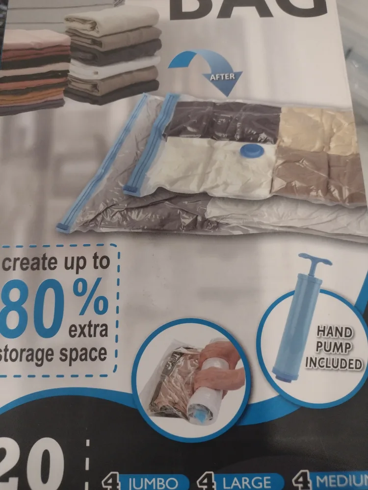 Vacuum Storage Bags - 20 Pack thumbnail