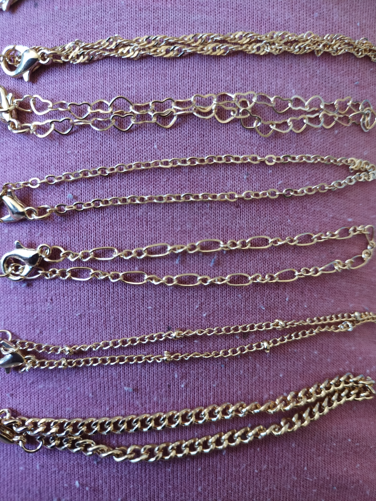 Gold Coloured Chain Bracelets - photo 4