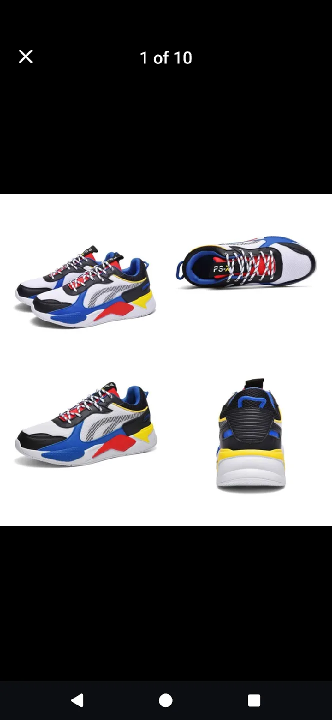 🔥 NEW Vulcan PS-X retro colored sneakers Mens 43 & 44 image indicator(10)