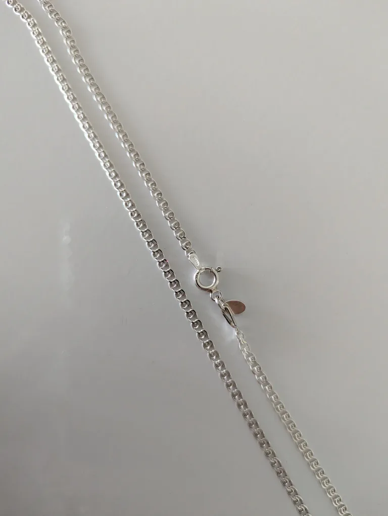 925 Sterling Silver 2.3mm Heart Chain image indicator(4)