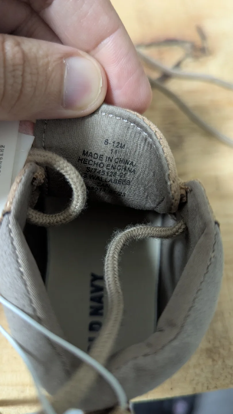 New Old Navy Baby Booties - Size 6-12M image indicator(4)