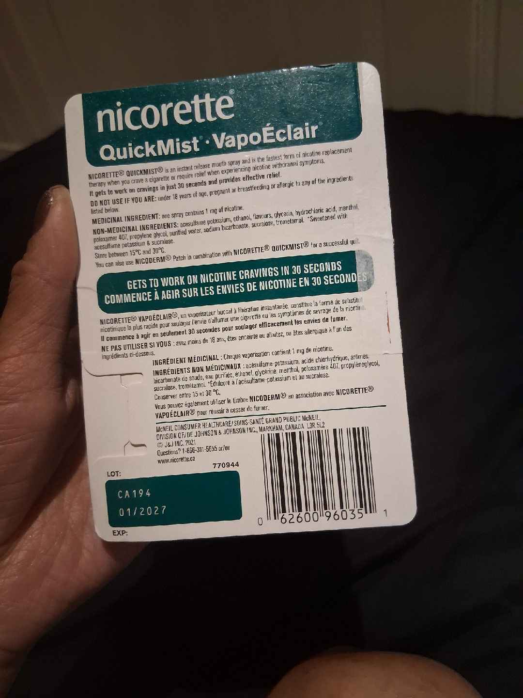 Nicorette QuickMist VapoÉclair SmartTrack - photo 3