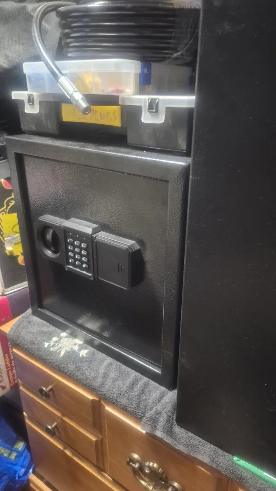 Fireproof safe. with key and or combination image indicator(6)