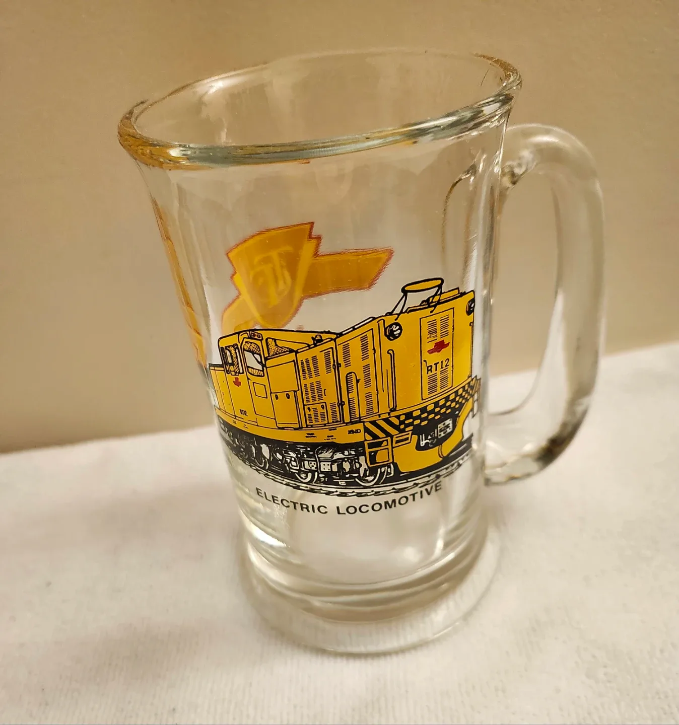 Vintage TTC Electric Locomotive Glass Mug image indicator(2)