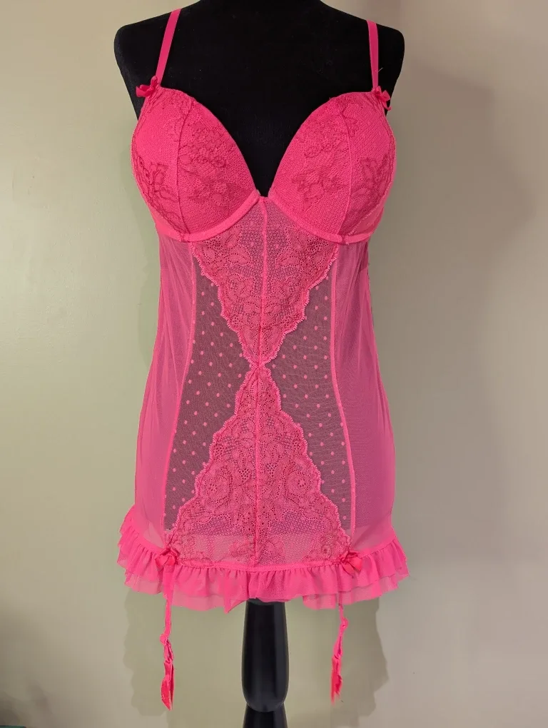 La Senza Pink Corset - Size M