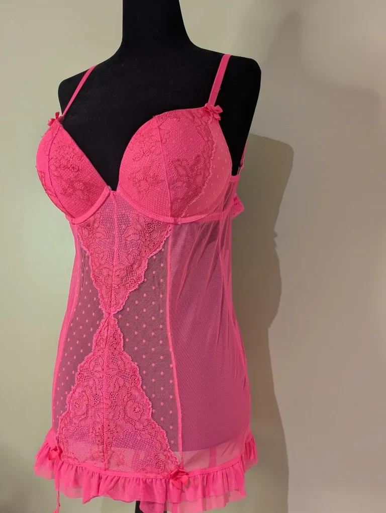 La Senza Pink Corset - Size M image indicator(2)