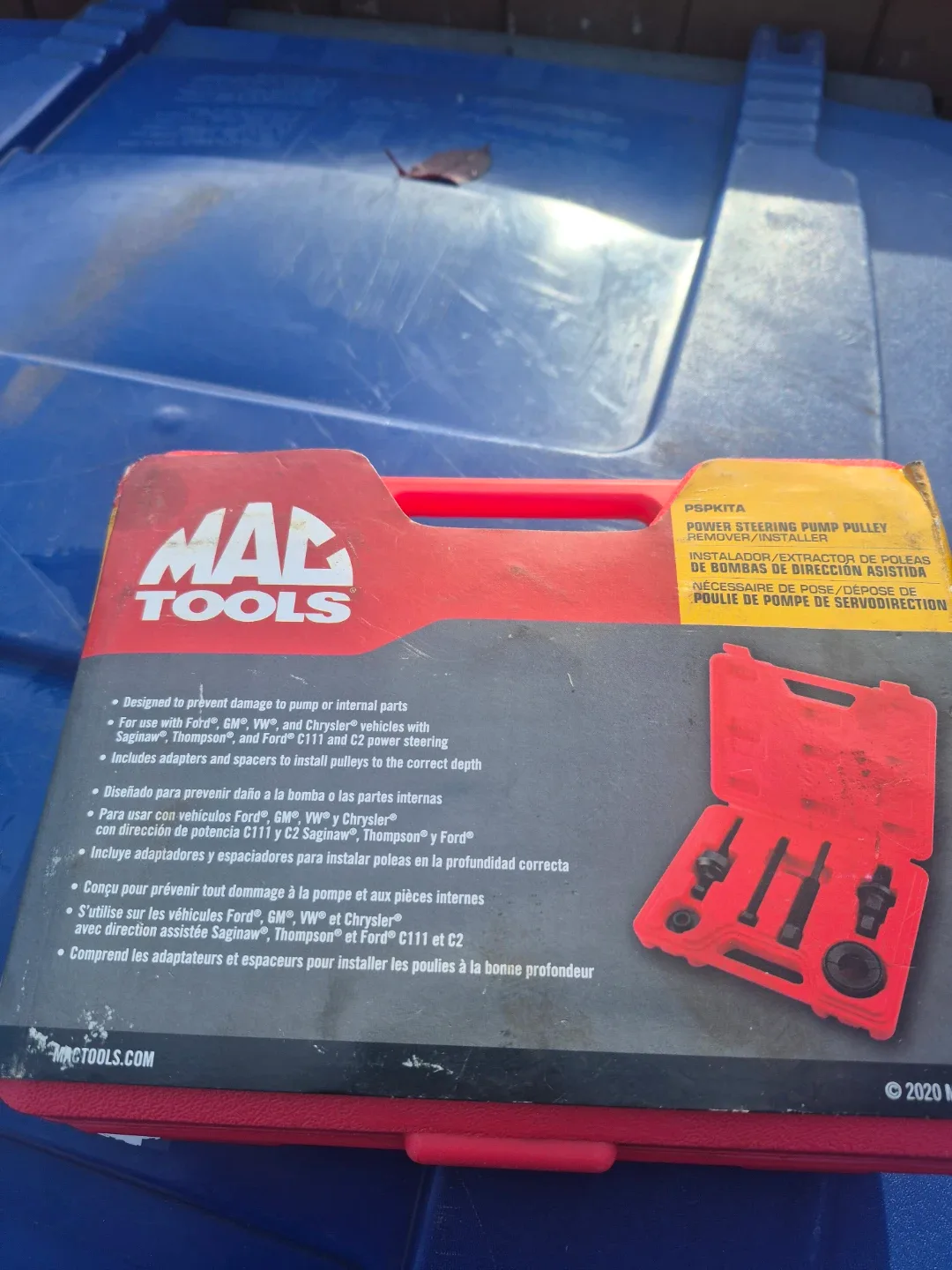 Mac Tools Power Steering Pump Pulley Remover/Installer PSPKITA image indicator(3)