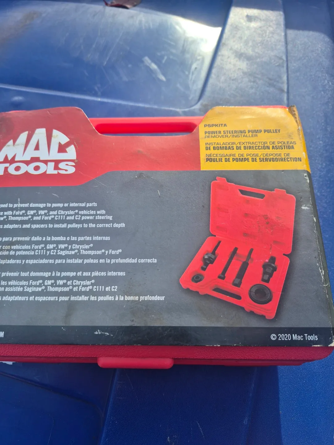 Mac Tools Power Steering Pump Pulley Remover/Installer PSPKITA image indicator(4)