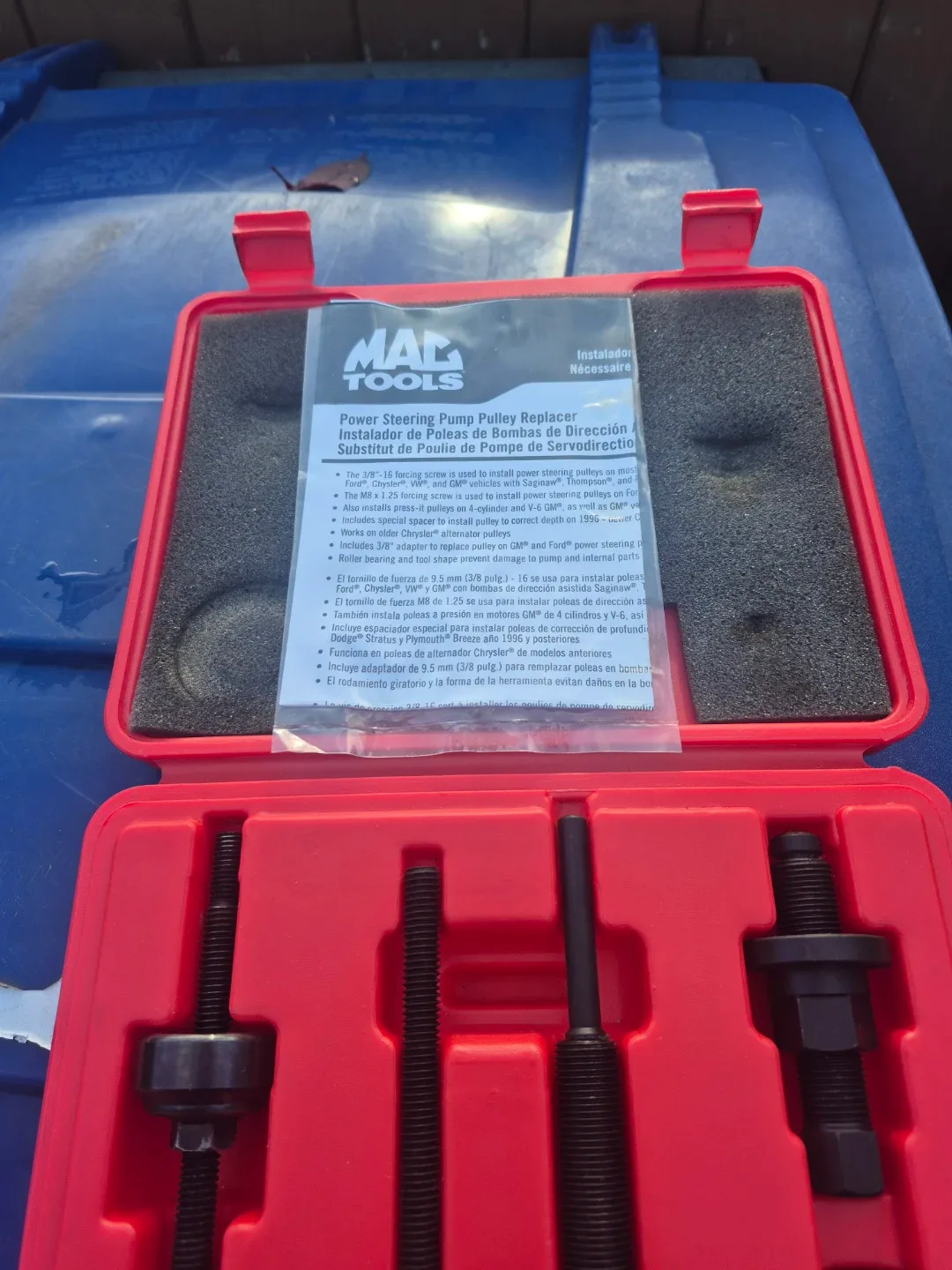 Mac Tools Power Steering Pump Pulley Remover/Installer PSPKITA image indicator(5)