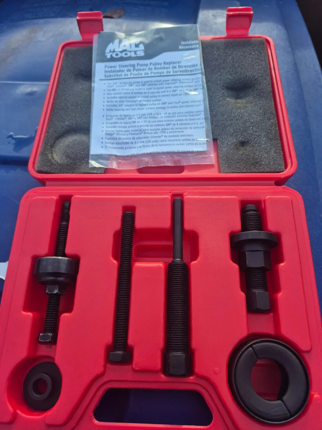 Mac Tools Power Steering Pump Pulley Remover/Installer PSPKITA image indicator(6)