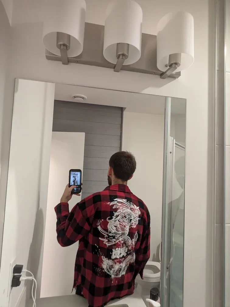 Phoenix Bisma Red & Black Flannel - Size M