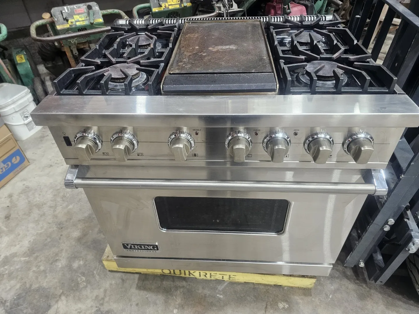 Viking Professional Range 36in Stainless steel gas thumbnail